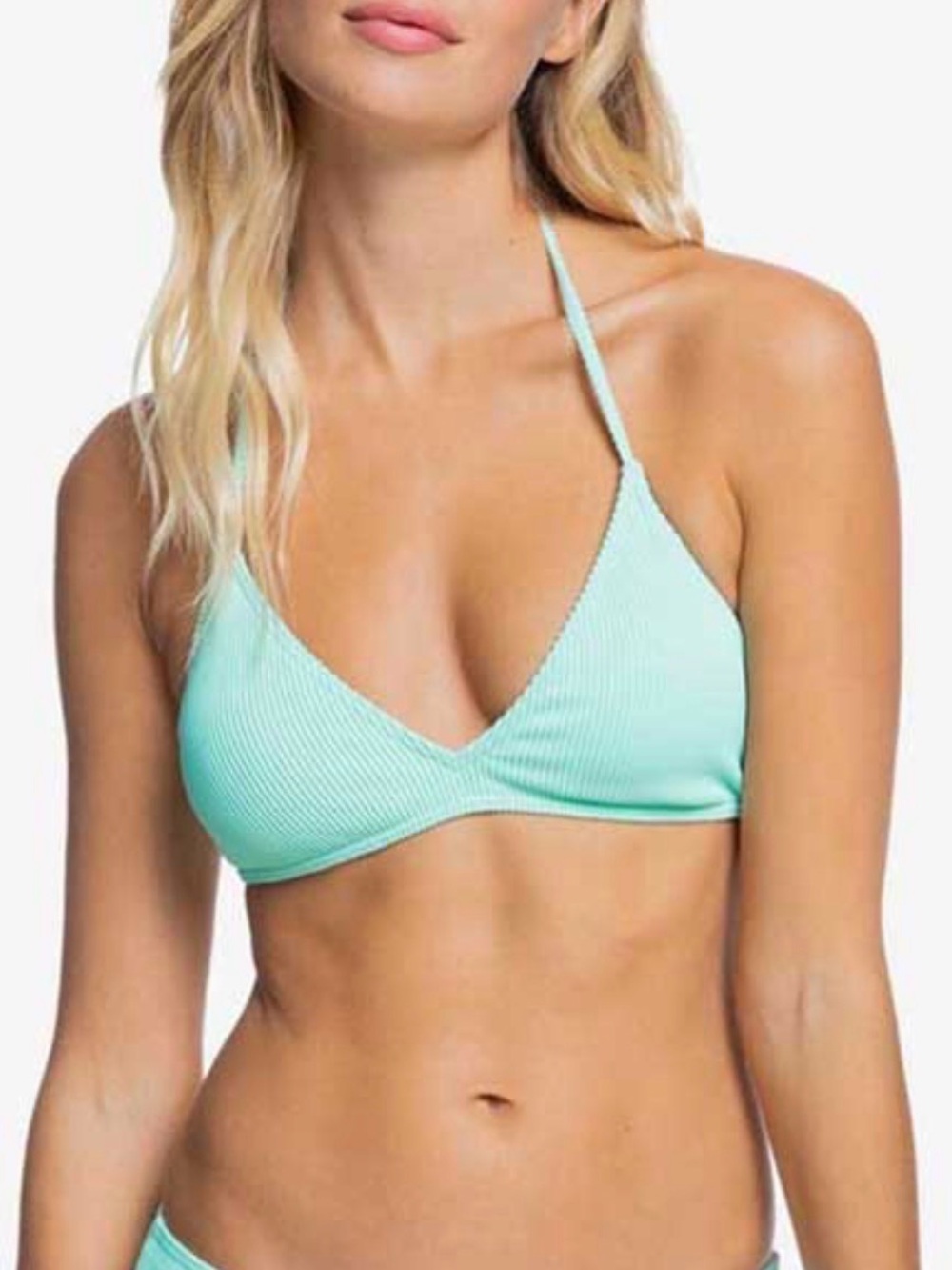 Roxy Women’s Mind Of Freedom Fixed Triangle Bikini Top Sz Medium